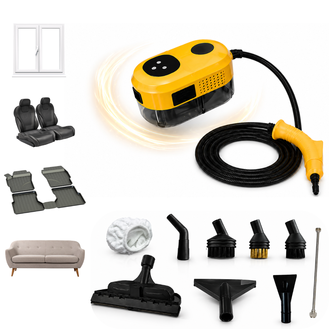 Steam Cleaner Auto 2500W | Aparat de Curățat cu Aburi pentru Auto și Casă | SteamPro™ Karshine
